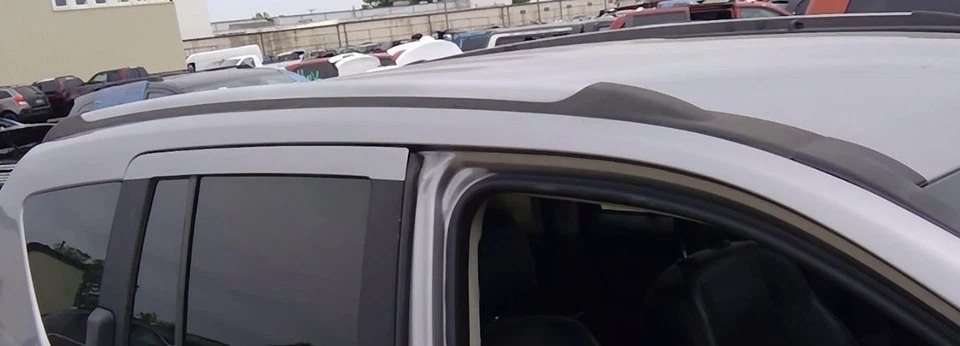 2011-2016 Jeep Compass LH & RH OEM Roof Luggage Rack Side Rail Pair 2x Foto 2 de 4