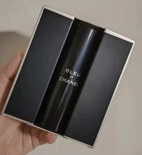 Chanel Bleu Eau De Toilette Travel Spray/Two Refills 3X20ml/0.7Oz - Brand New