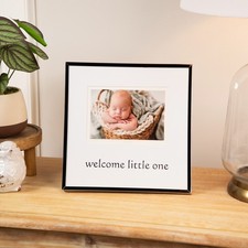 Northlight Silver Baby Photo Picture Frame- 4" x 6"