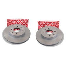 2X FEBI BREMSSCHEIBEN 241,0mm INNENBELÜFTET VORNE PASSEND FÜR HYUNDAI GETZ