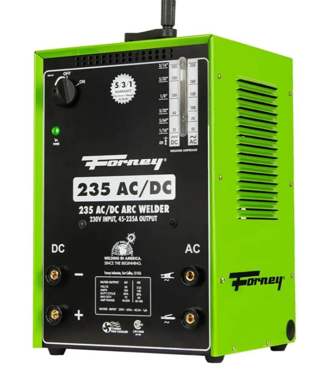 Сварочный аппарат для дуговой сварки Forney Industries Green 230V 235A 235 переменногопостоянного тока 164190₽