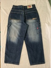 SouthPole Y2K Baggy Wide Leg Skater Jeans Mens Size 32 RN82628