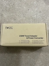 Foval 230w travel adapter & power converter & 4 USB