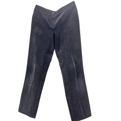 Pantalones de pana Chanel talla mediana 36 gris oscuro P12721V12828 auténtico... - Imagen 1 de 4