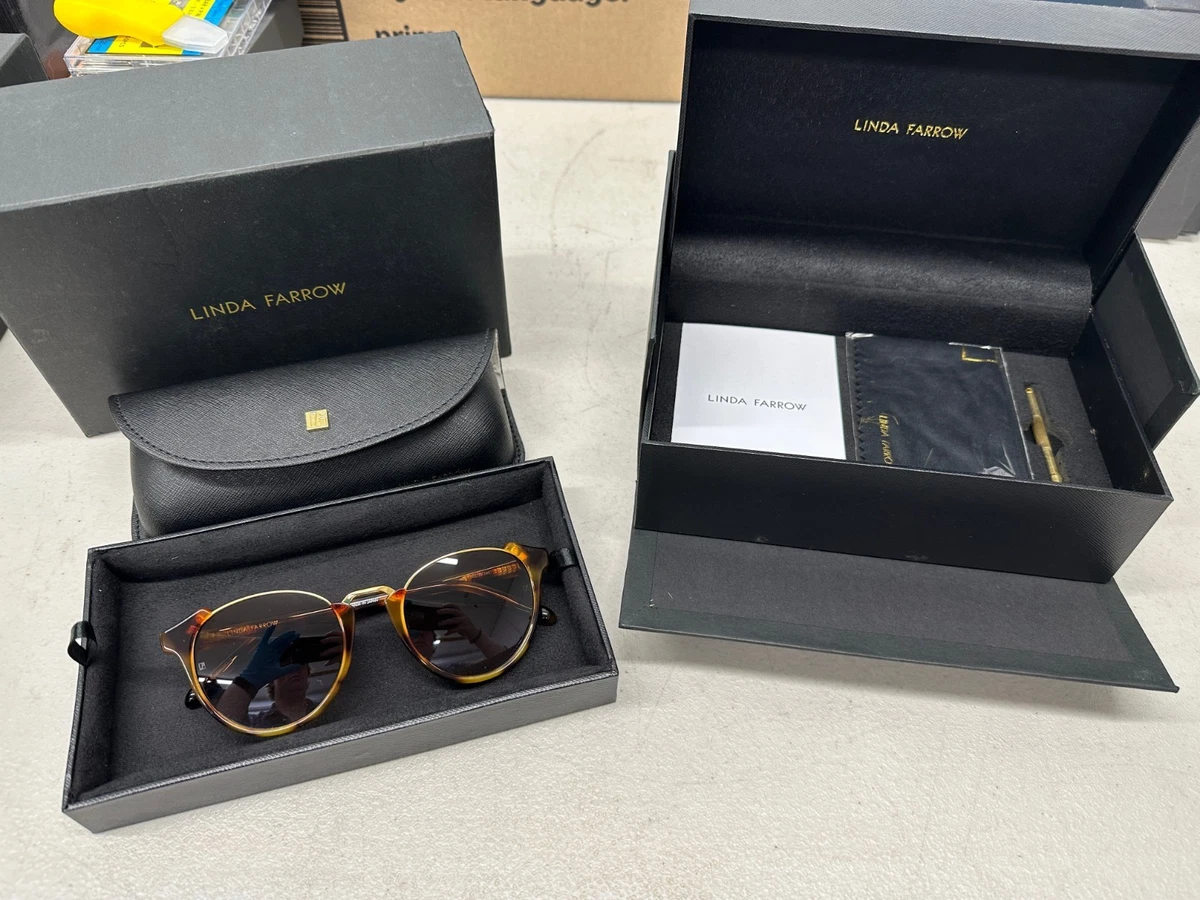 Brand new Lavinia Linda farrow black sunglasses no box will be in a diff box Linda Farrow products for sale | eBay main image 3