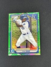 2024 Bowman TONY RUIZ 1st Bowman Lunar Glow Refractor #BCP-80 Kansas City Royals