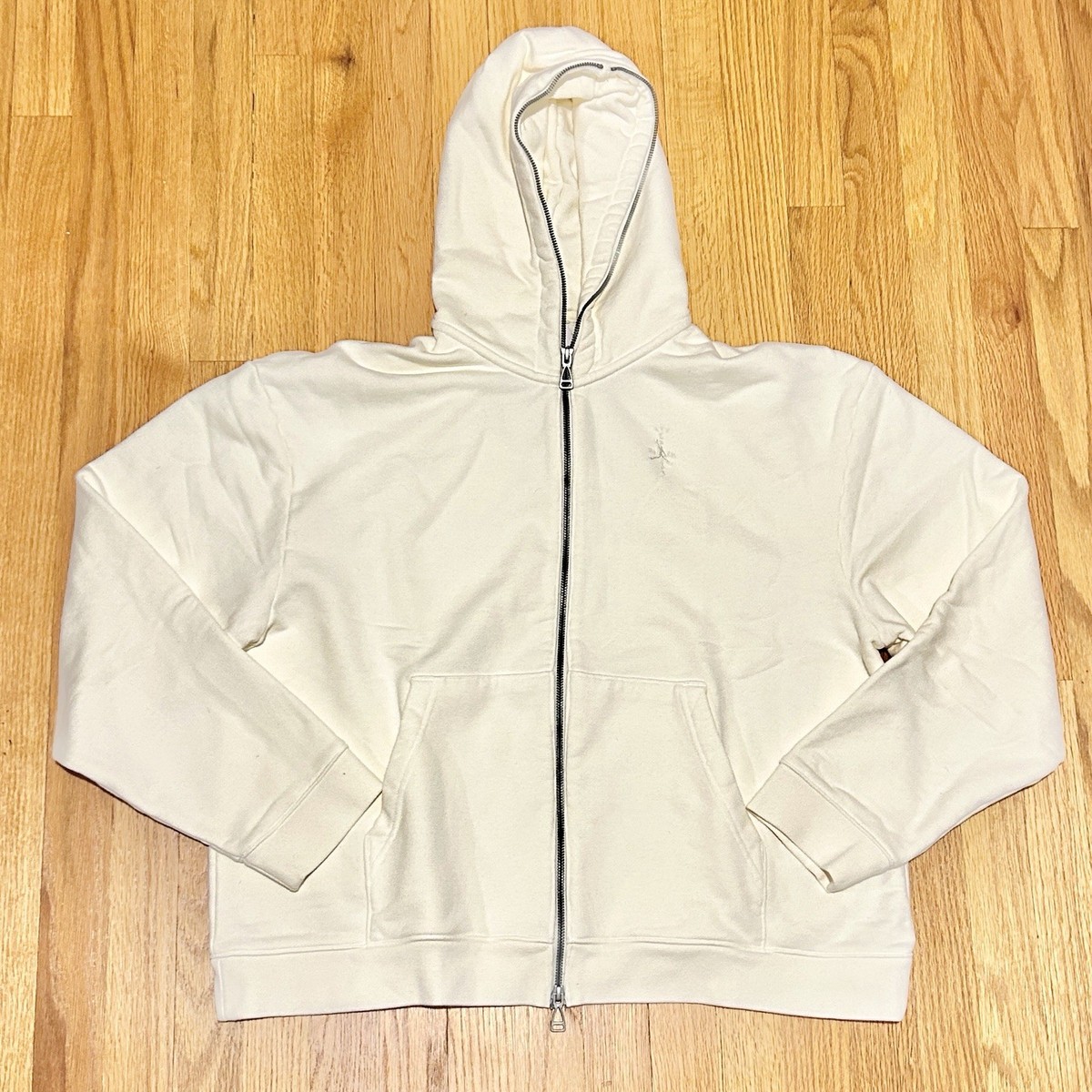 Air Jordan x Travis Scott Men's Size M Full-Zip Sail Cactus Jack