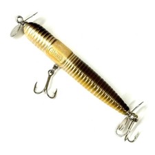 Mann’s Hard Worm Twin Spin Topwater Lure, Unique Worm Shape, Used