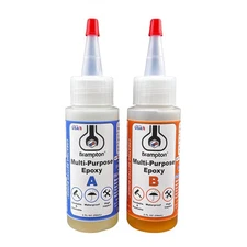 Brampton Multi-Purpose Epoxy, Quick 30-Minute Set, Waterproof 2-Part Amber 