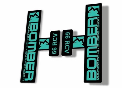 Marzocchi Bomber 66 RCV 2009 Gabel Federung Aufkleber Decal Kit...
