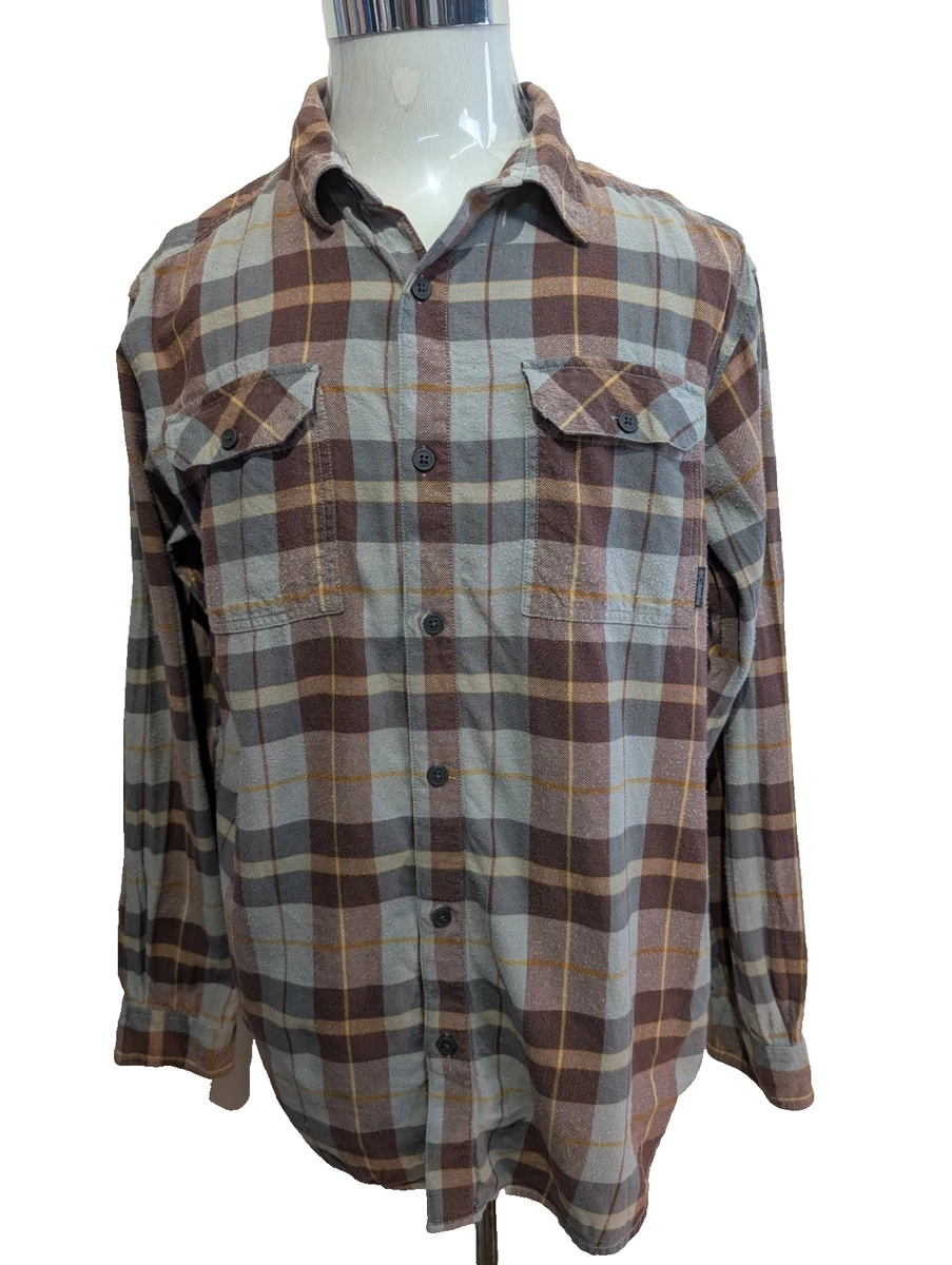 Chemise Columbia Homme Omni-Mèche à Carreaux – XL, Manches Longues, Boutonnage (Très Bon état)