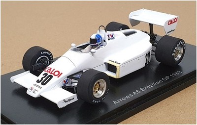Spark Maßstab 1:43 S5779 - F1 Arrows A6 Brazilian GP 1983 #30 Serra - weiß