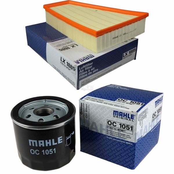 Mahle / Knecht Set Filterpaket Luftfilter LX 1885 ÖLfilter OC 1051-image
