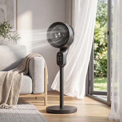 Ventilator Standventilator mit fernbedienung leise DC 50W 120°Oszillation 8speed