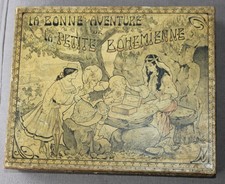 ANTIQUE Fortune Telling Game LA BONNE AVENTURE LA PETITE BOHEMIENNE Halloween