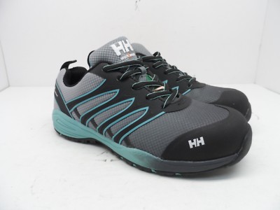 HELLY HANSEN Women's Adel Aluminum Toe CP Safety Shoes Black/Blue Size 8.5M