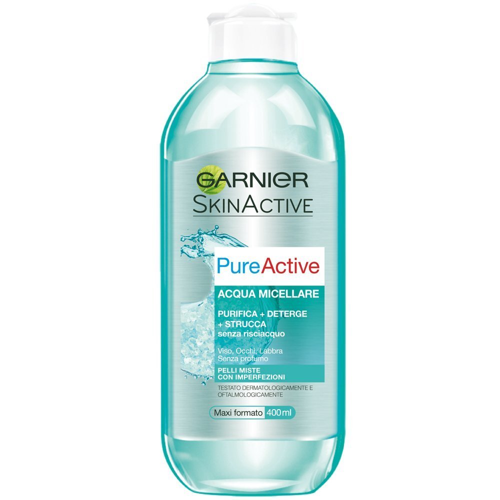 Acqua Micellare Struccante Viso Pelli Miste Detergente Garnier Maxi Formato