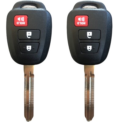 2 Replacement for Toyota Tacoma 15 16 17 18 19 20 2021 Remote Key Fob HYQ12BDP H
