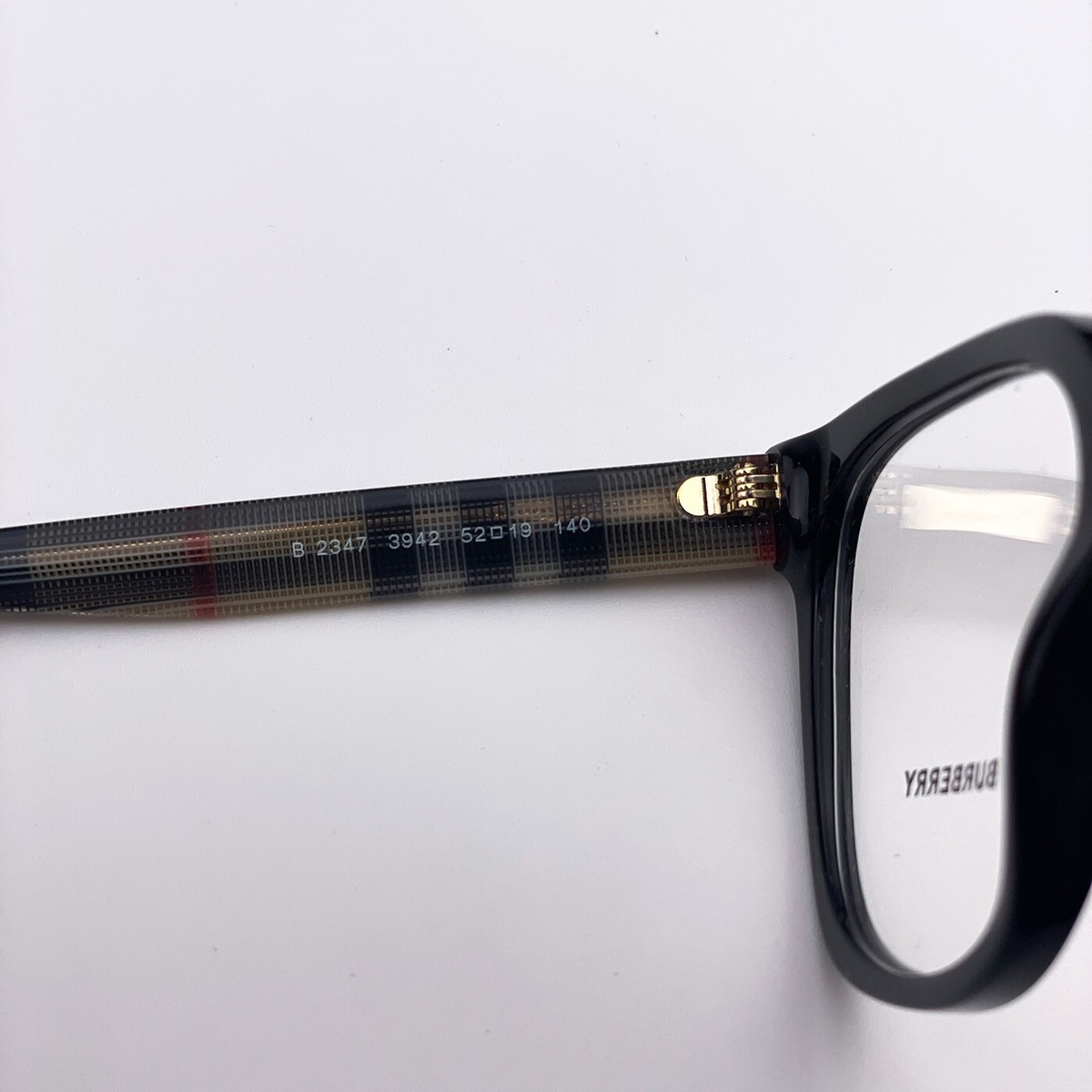Burberry Women AUTHENTIC Eyeglasses Black Demo Square BE2347  display picture 2