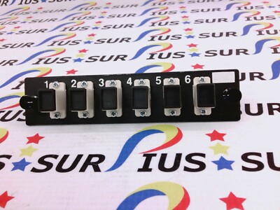USSP Ortronics 6 MTRJ 12 Fiber Multimode Fiber Optic Adapter Panel OR-615MTRJMM6