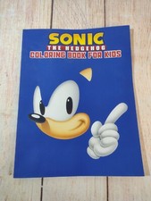 Collectable Rare Sonic the Hedgehog Coloring Book For Kids