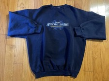 Vintage Notre Dame Crable Sportswear Embroidered Crewneck Sweatshirt Spellout L