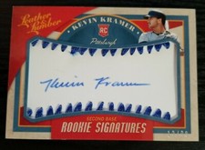 2019 Leather & Lumber ROOKIE SIGNATURES Kevin Kramer Auto /99
