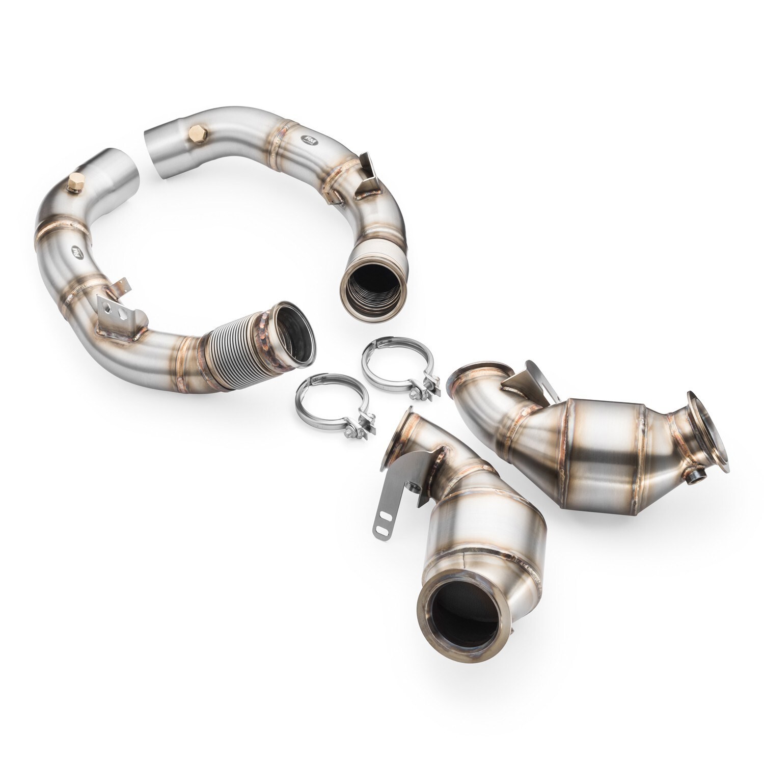Auspuffrohr Downpipe für BMW M5 F90 Downpipe mit HJS 300 CPSI EURO 6 ...