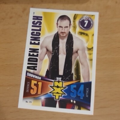 WWE Card 175 AIDEN ENGLISH 2014 Topps Slam Attax RIVALS Wrestling Karte TNA