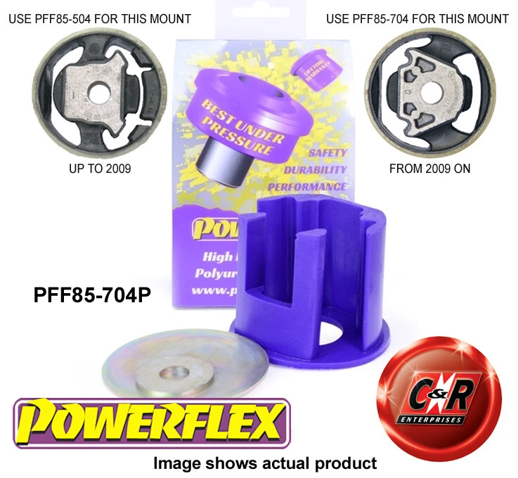 Powerflex Bajo Soporte Motor Uso de Pista Para VW Passat Cc 3C 2009 Encendido - Imagen 3 de 4