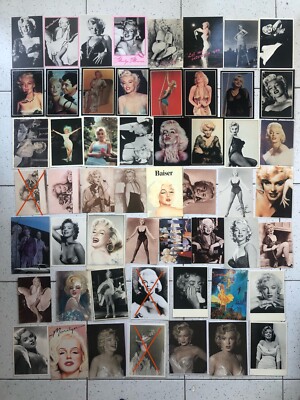MARILYN MONROE POSTCARDS / Lot 27 / LARGE SIZED - Postcard - Postcard