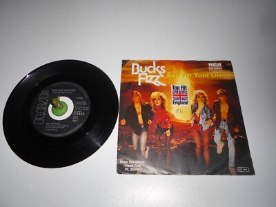 Bucks Fizz - Run for your Life  (1983) Vinyl 7` inch Single Vg ++