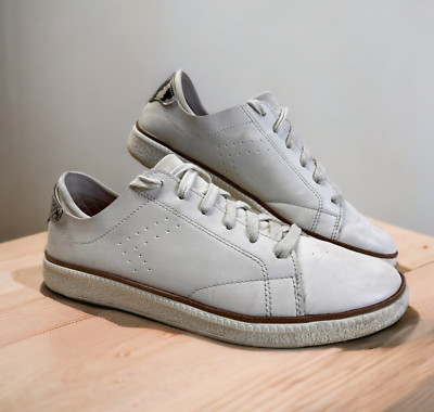 DR SCHOLLS Womens Sneaker Size 10M Cream Off White Sweet Life Oxford Comfort