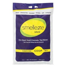 SMELLEZE Natural Chicken Coop Smell Deodorizing Granules: 25 lb. Bag
