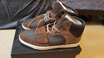 Creative Recreation Cesario Mens 11.5 Black Chocolate Smoke CR431 New in Box