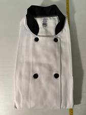 EWC Size XL Chef Coat Cooking Overcoat Shirt Uniform- Heavy Duty-Free Shipping