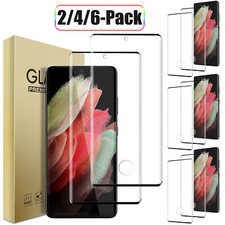 For Samsung Galaxy S21/S21 /S21 Ultra 5G Clear Tempered Glass Screen Protector