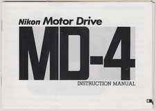 NIKON MOTOR DRIVE MD - 4 INSTRUCTION MANUAL 38
