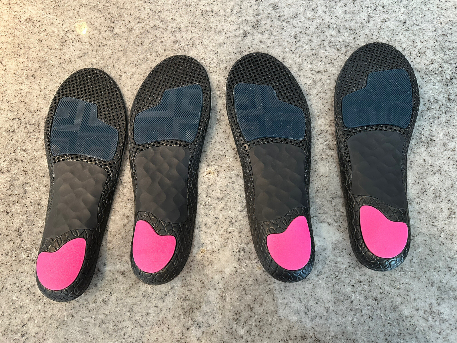 2 PAIR Spenco Ground Control Low Arch Shoe Insoles Women's 910/ Men's