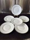 6 Vintage 1999 Wedgwood Bone china salad plate “Sterling England discontinued 8"