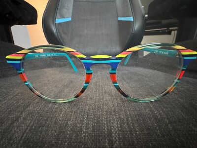 Prescription designer Frames EO By Astrid Rainbow Multiple Colored Teal