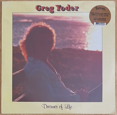 GREG YODER DREAMER OF LIFE BRAND NEW SEALED VINYL LP KILLER AOR YACHT ROCK 2016