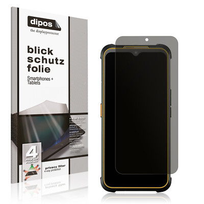 Schutzfolie für AGM Glory G1S mit Sichtschutz Blickschutz Folie