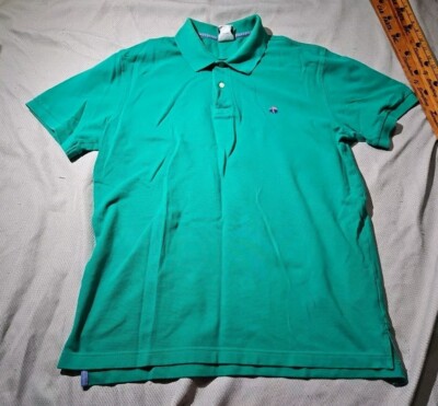 Brooks Brothers Shirt Mens XL Green Preformance Polo Slim Fit Embroidered Logo 