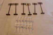 HO Scale Life-Like, 6 Telephone Poles and 6 Road Signs Plastic Kit