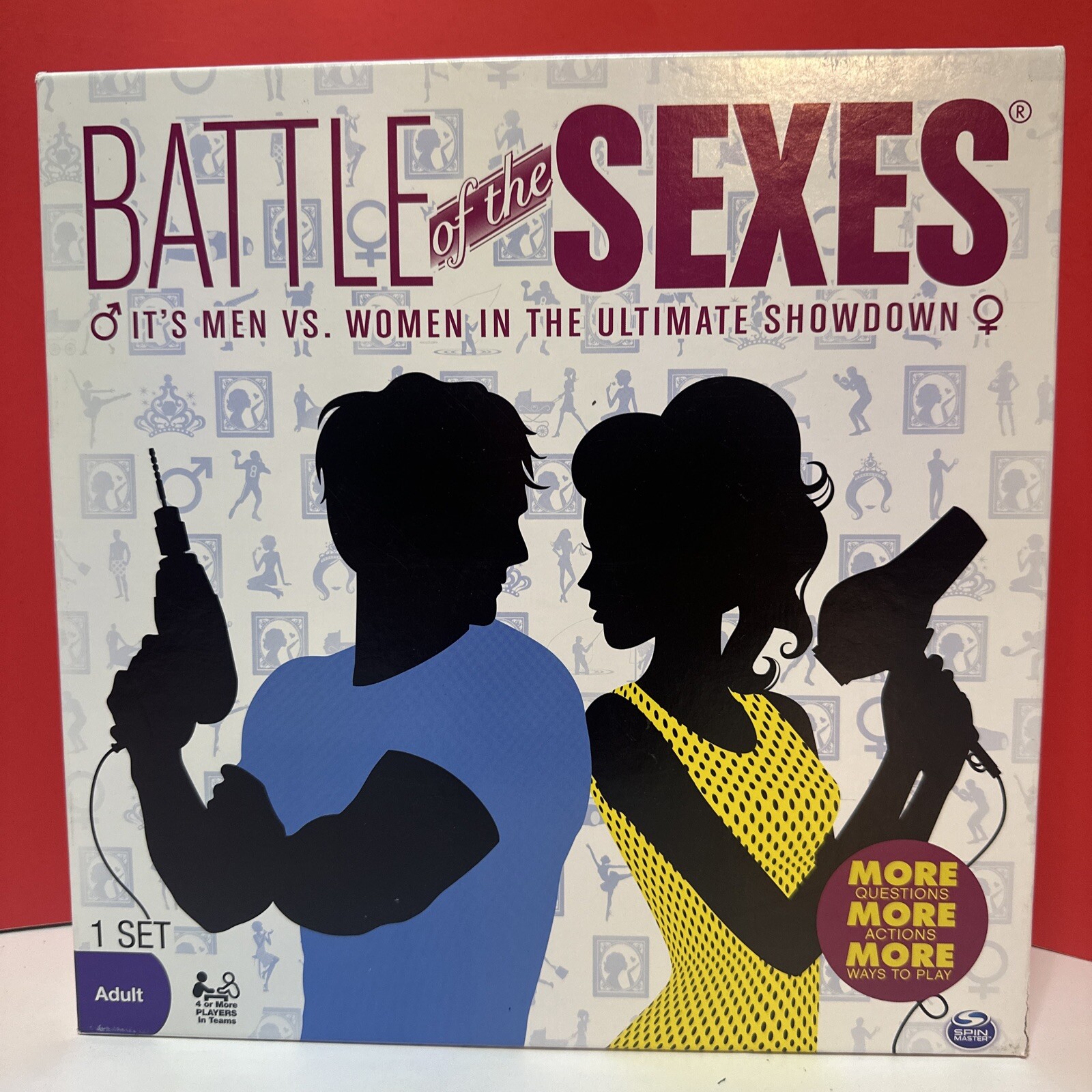 NEW Battle of the Sexes - Card Board Game Men vs Women Open Damaged Box