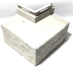 Onyx By Novik 5" inch Outside Vinyl Siding Ledge Corner Mortar Gray NOS