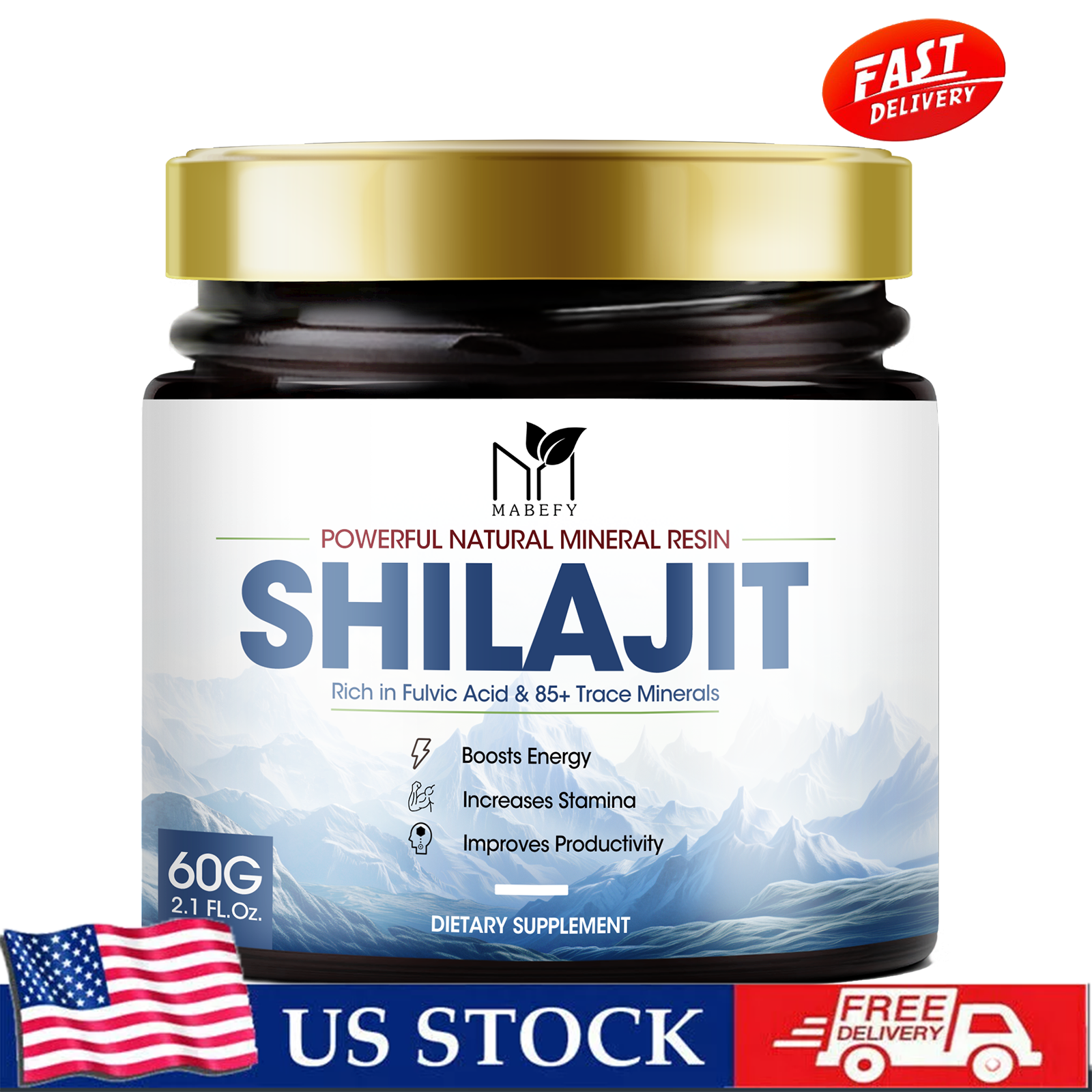 Organic Himalayan Shilajit Soft Resin with Fulvic Acid – Potent & All-Natural