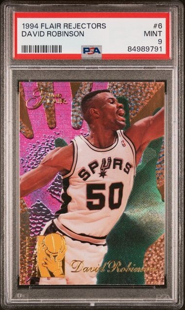 1994 Flair Rejectors #6 David Robinson Mint PSA 9