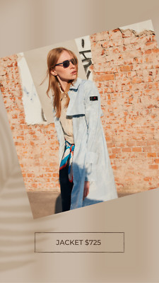 ladies long spring/summer italian jacket by PEUTEREY